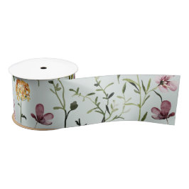 Wildblume Garden Pattern Satinband