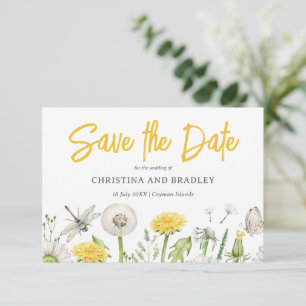 Wildblume Garden Wedding Save The Date