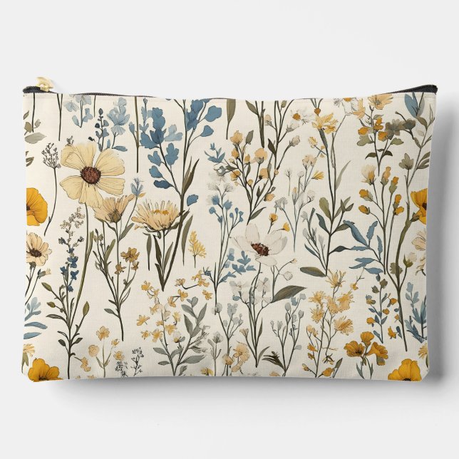 Wildblume Garden Zubehörtasche (Vorderseite)