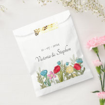 Wildblume Gastgeschenk Hochzeit Bags