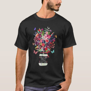 Wildblume Glück ist ein Schmetterling T-Shirt