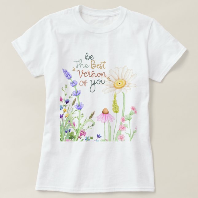 "Wildblume Graphic T - Shirt Inspiration (Design vorne)