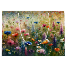 Wildblume Große Geschenktasche