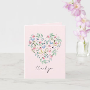 Wildblume Herzlichen Dank oder irgendein Anlass Karte