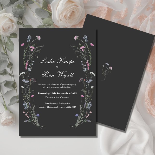 Wildblume Hochzeit Einladung WF1 (Von Creator hochgeladen)
