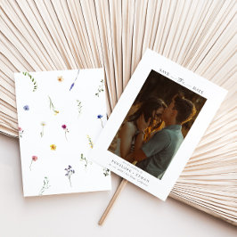 Wildblume Hochzeit Save The Date