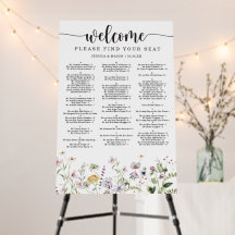 Wildblume Hochzeitskarte