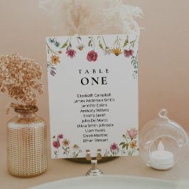 Wildblume Hochzeitskarte Einladung