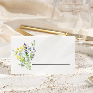 Wildblume Hochzeitswiese-Blume Platzkarte