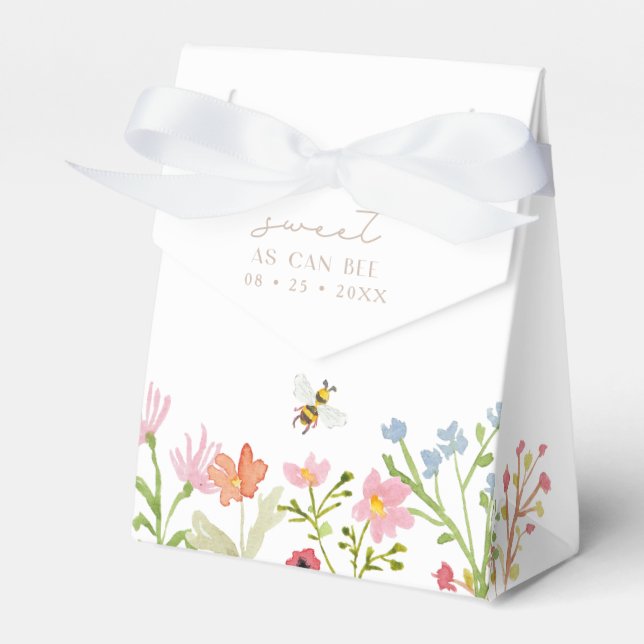 Wildblume Hummelblüten Leckereien und Geschenkschachtel (Vorderseite)