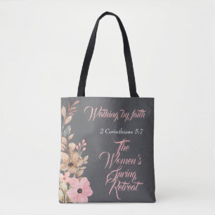 Wildblume im Frühjahr der Frauen Christlich rosa Tasche
