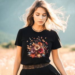 Wildblume im Herbst Tri-Blend Shirt
