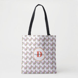 Wildblume in Aquarellfarben Tasche