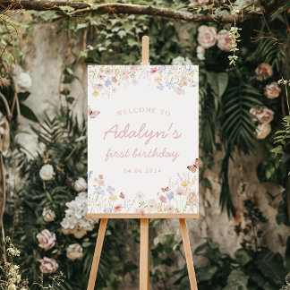 Wildblume ist nicht ihr Geburtstagszeichen Poster