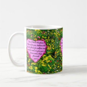 WILDBLUME JEREMIAH 29:11 FOTO KAFFEETASSE