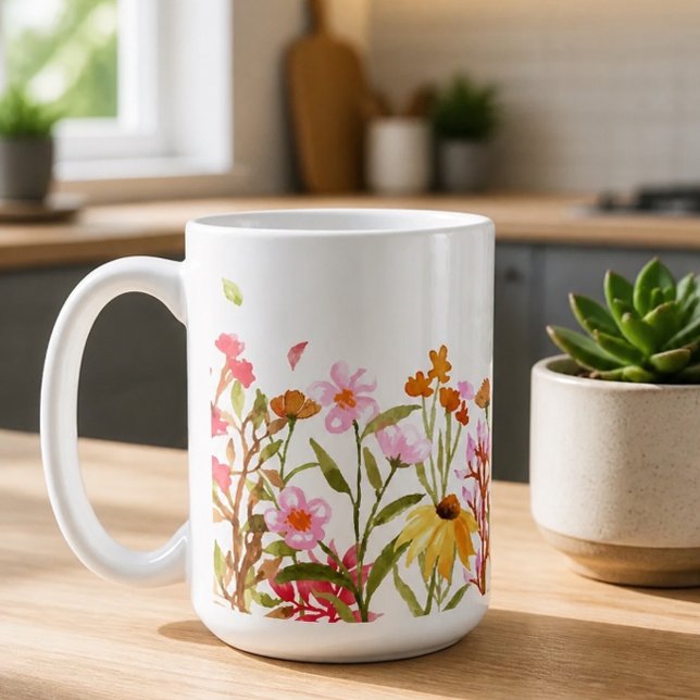 Wildblume Kaffee Tasse (Von Creator hochgeladen)