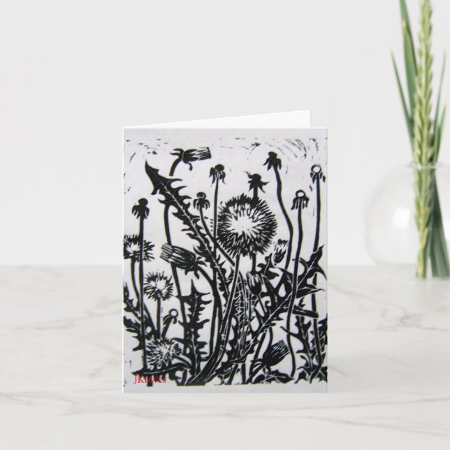 Wildblume-Karte Karte (Vorderseite)