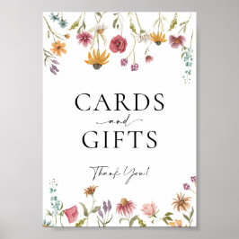 Wildblume Karten und Geschenke Hochzeitsskripte Poster