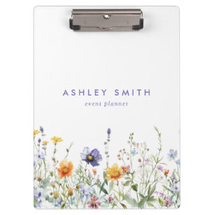 Wildblume Klemmbrett