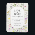 Wildblume Liebe ist Save the Date in Bloom Magnet<br><div class="desc">Liebe ist in Bloom! Feiern Sie Ihre Braut mit dieser zeitlosen Sammlung von Aquarellfarben-Wildblumen. Apples Lass mir zu helfen, Ihr nächstes Party zu planen! ・ Wenn Sie eine koordinierte Dekoration benötigen, Karo bitte meine passende Sammlung. Wenn Sie Fragen zu diesem Design haben oder nicht finden können, was Sie suchen, kontaktieren...</div>