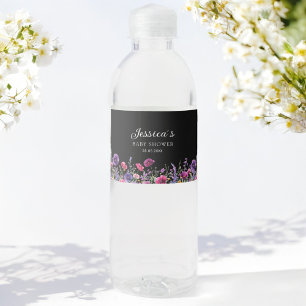 Wildblume, Lila-rosa-Blume-Babydusche