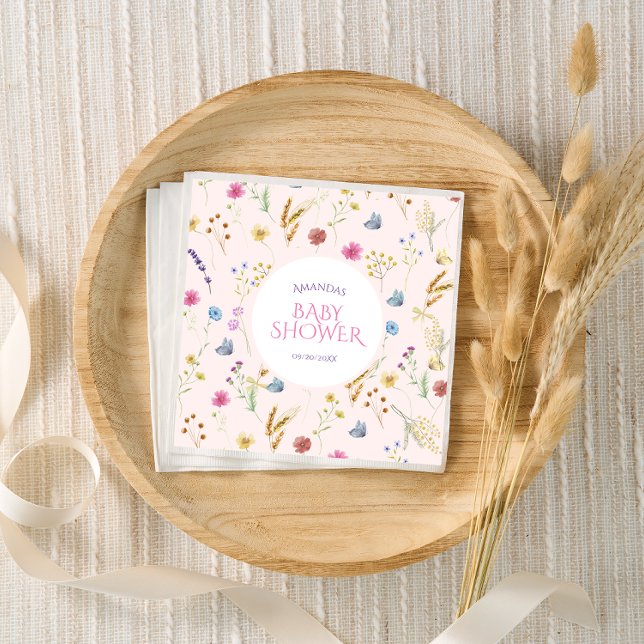 Wildblume Mädchen Dusche pink Serviette (Von Creator hochgeladen)