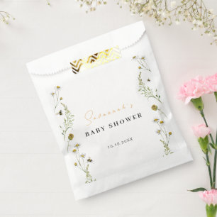 Wildblume Mami muss eine neutrale Baby-Dusche für Geschenktütchen