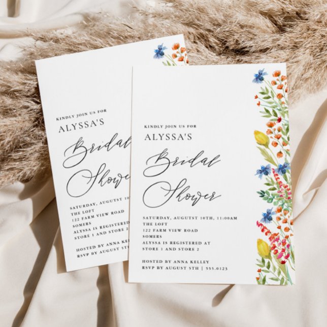 Wildblume Meadow Brautparty Einladung (Von Creator hochgeladen)