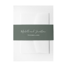 Wildblume Meadow Einladung Bauchband