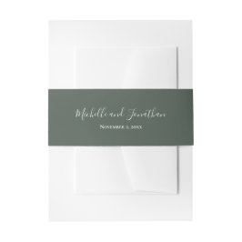 Wildblume Meadow Einladung Bauchband Einladungsbanderole