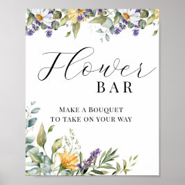 Wildblume | Meadow Floral | Bar der Blume Poster