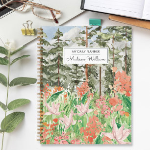 Wildblume Meadow Floral Daily Planner Notizbuch
