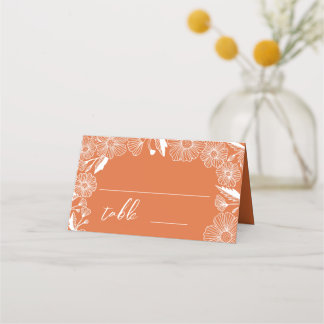 Wildblume Meadow Garden Wedding Decke Platzkarte