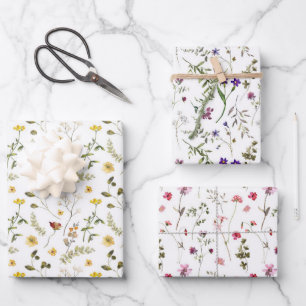 Wildblume Meadow Geschenkpapier Set