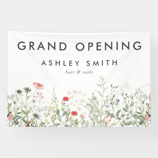 Wildblume Meadow Grand Opening Banner (Horizontal)