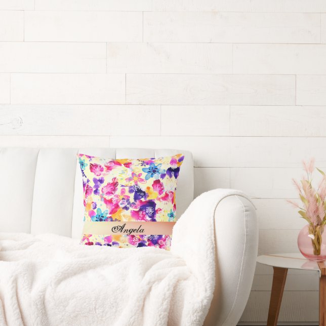 Wildblume Meadow Shabby Blume Kissen (Liege)