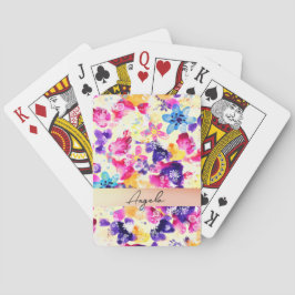 Wildblume Meadow Shabby Blume Spielkarten