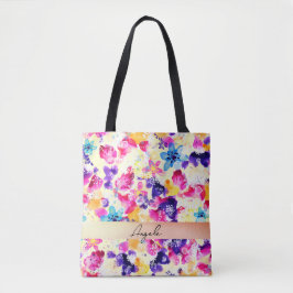 Wildblume Meadow Shabby Blume Tasche