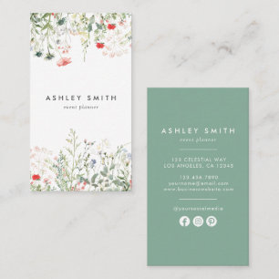 Wildblume Meadow Social Media Visitenkarte