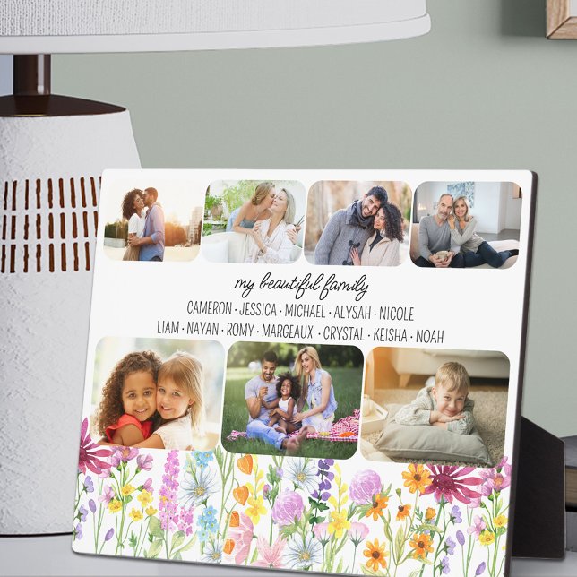 Wildblume Meine schöne Familie erste Namen 7 Foto Fotoplatte (Von Creator hochgeladen)