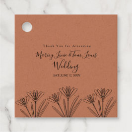 Wildblume mit Blütenblatt, Kraft F Geschenkanhänger