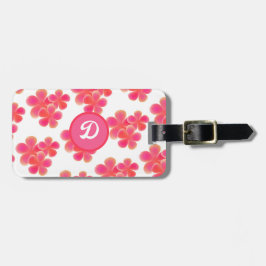 Wildblume multicolor Botanisch Gepäckanhänger