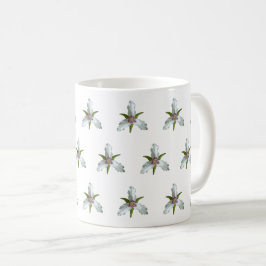 Wildblume-Muster für die gezeichnete Trillium-Fede Kaffeetasse