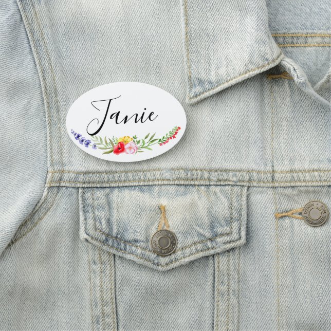 Wildblume Namensschild (Beispiel)