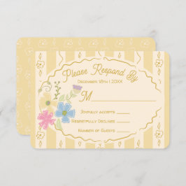 Wildblume Packung handgezogene UAWG Einladung