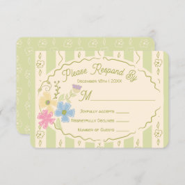 Wildblume Packung handgezogene UAWG Einladung