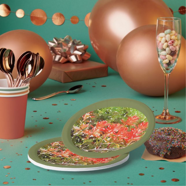 Wildblume Paint Brush Pappteller (Multi)