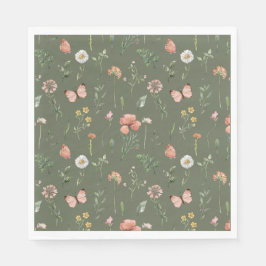Wildblume Party Paper Napkins Serviette