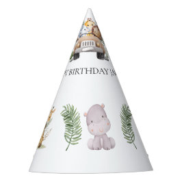 Wildblume Party TierSafari Partyhütchen