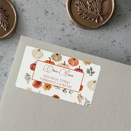 Wildblume-Patchlabel in Liebe Adressaufkleber